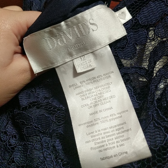 Davids Bridal Navy Bridesmaid/Mother of the Bride - Picture 5 of 5